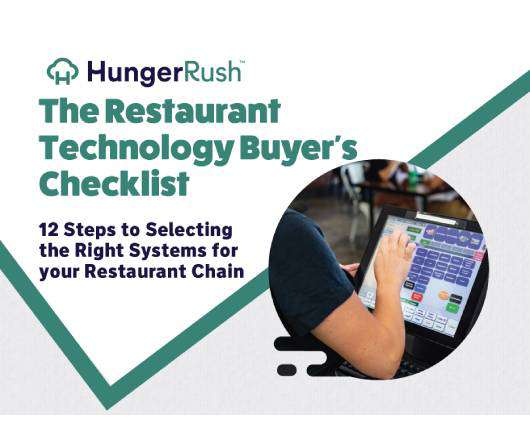 The Restaurant Technology Buyer's Checklist